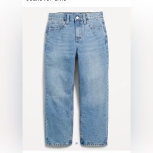 Girls High Rise Slouch Straight jeans size 12